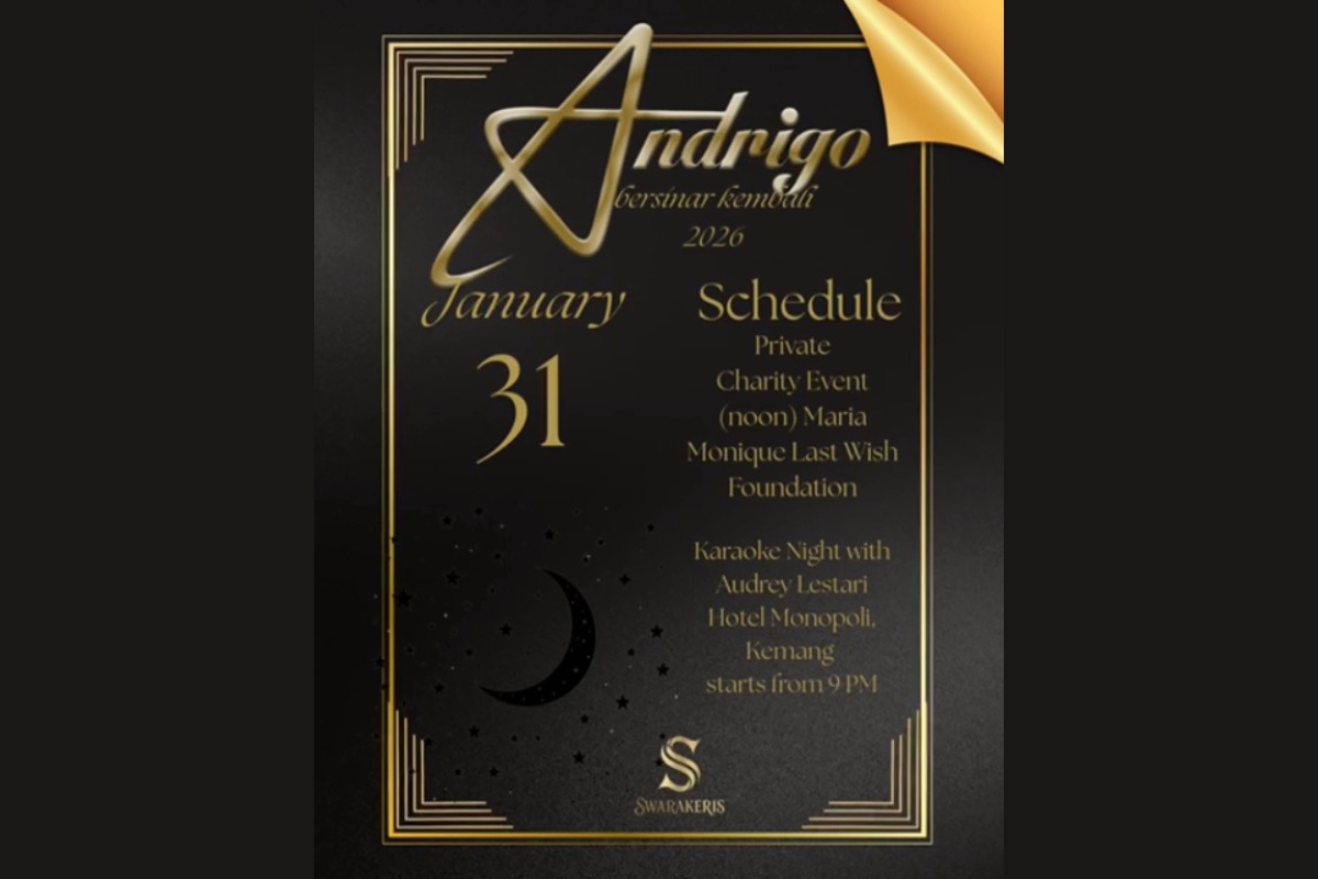 Andrigo Bersinar Kembali di Januari 2026