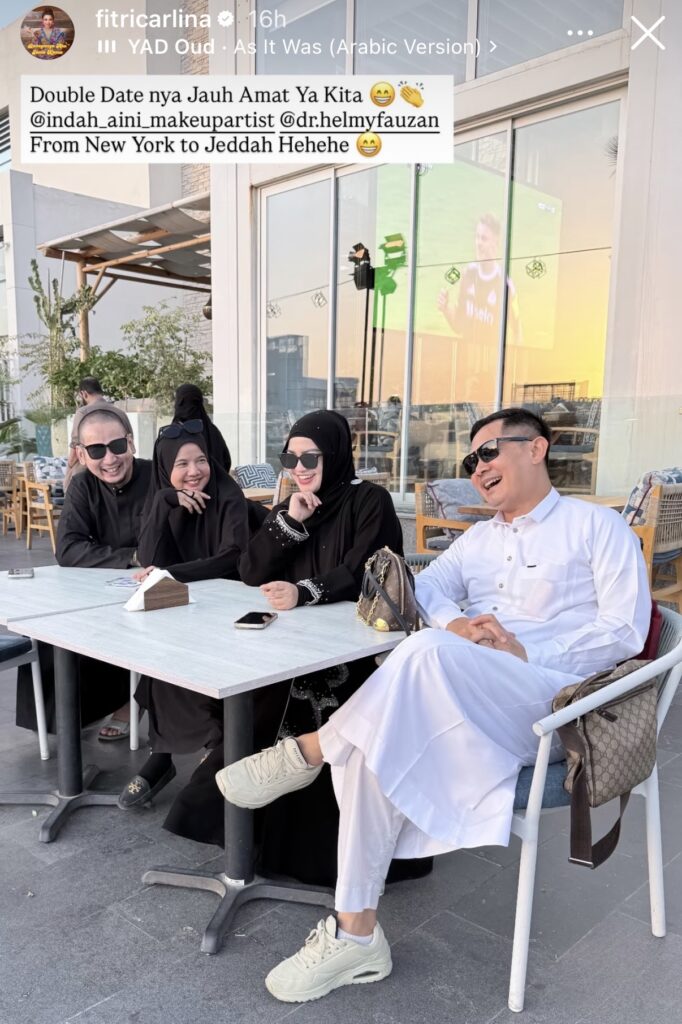 FITRI CARLINA NIKMATI MOMEMEN LIBURAN DI JEDDAH, CURI PERHATIAN NETIZEN